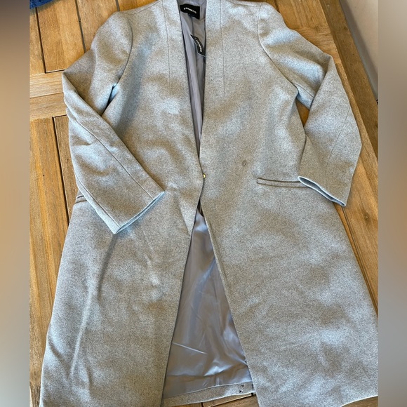 Express size medium wool blend pea coat new with tags - Picture 4 of 5